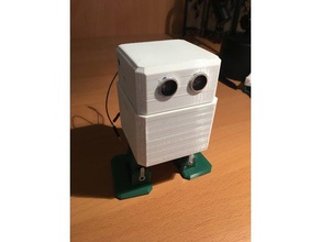 otto tall boy in der Robotik 8x8 led-matrix arduino nano diy Roboter 3d print model - Mito3D