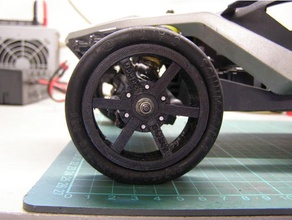 arena demonio 2 r c vehículos 12 mm hex la rueda delantera auto art marca nexxt coche rc de schumacher 3d print model - Mito3D
