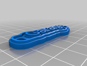 garage Schlüsselanhänger kundengebundene 3d print model - Mito3D