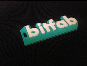 bitfab multi cor chaveiro moedas e selos freecad 3d print model - Mito3D