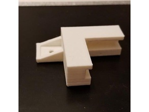 lcd corner clips electronics mount 3d print model - Mito3D