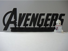 avengers rotating logo signs & logos avengers gear train gears infinity war logo marvel rotating 3d print model - Mito3D
