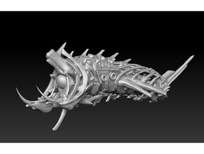 undead bone ship toys & games 3d print model - Mito3D