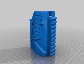 caliburn full rail foregrip toy & game accessories grip nerf picatinny remzak 3d print model - Mito3D