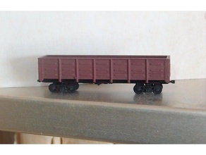 szhd rzhd gondola 1 200 vehicles railroad railway wagon 3d print model - Mito3D
