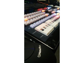 newtek tc1 key cover parts control panel diretta live mixer video regia switch tricaster switcher 3d print model - Mito3D