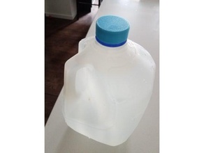 gallon jug cap diy 3d print model - Mito3D