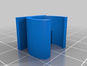 gardena tubo 15mm di montaggio a parete La stampa 3d 3d print model - Mito3D