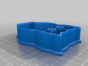 Eule Ausstecher cortante buho Küche und Esszimmer cookie cutter 3d print model - Mito3D
