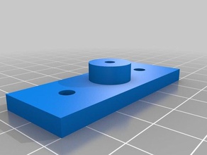 pi camera mount foot 3d printer parts 2020 raspberry 3d print model - Mito3D