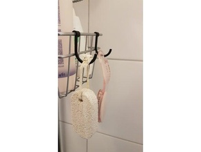 bathroom hook 5mm hooks 3d print model - Mito3D