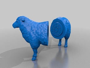 ovejas molinillo de malezas cáñamo especias herramientas mano la amoladora el hierba weed whacker 3d print model - Mito3D