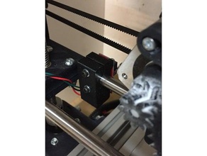 end stop holder 10mm rod 3d printer parts endstop mendelmax 3d print model - Mito3D