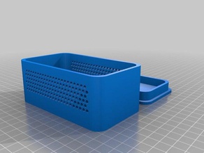 my customized parametric enclosure lid electronics 3d print model - Mito3D