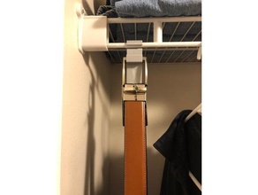 belt hanger organization holder 3d print model - Mito3D