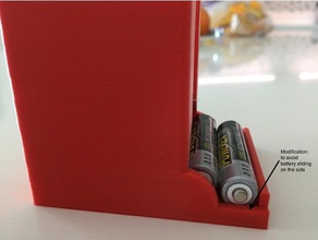 bateria dispensador de aaa A impressão 3d 3d print model - Mito3D