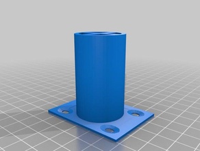 la base de pata mesa L'impression 3d 3d print model - Mito3D