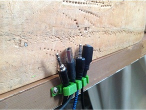 cre8ive support de cordon ménage clip câble guide-câble la gestion des câbles organisateur attache usb chargeur titulaires secteur porteur 3d print model - Mito3D