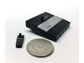 mini atari 5200 super system toys & games computer console cute dollhouse miniature retro 3d print model - Mito3D