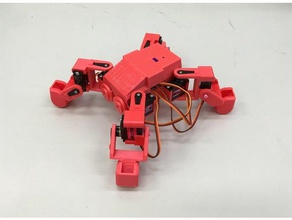 ez arduino 8 dof robô quadrúpede - minikame mk2 robótica 4 patas 3d print model - Mito3D