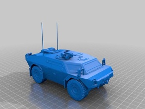 fennec veículos alemanha militar recce recon 3d print model - Mito3D