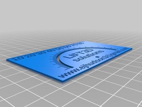 lift3d business card customized 3d print model - Mito3D