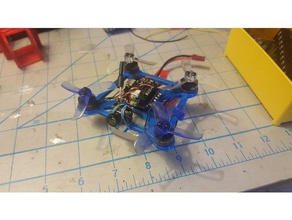 micro image 16x16 de montage r c véhicules drone quadricoptère quad frame 3d print model - Mito3D