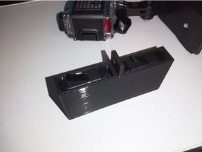 garmin ultra 30 çift Pil Kutusu virb kamera pil tutucu 3d print model - Mito3D