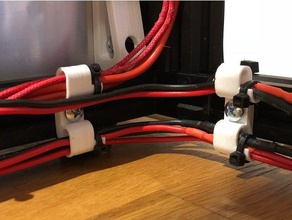 2020 cabo de gestão Impressora 3d peças cabos pequena tronxy x5s 3d print model - Mito3D
