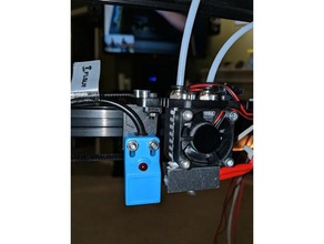 flsun i3 dual extruder auto level sensor mount 3d printer parts 3d print model - Mito3D