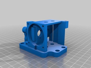 anet a8 hictop chimera x mount remix 3d printer parts x-carriage 3d print model - Mito3D