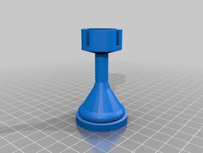rook La stampa 3d chass pezzo di scacchi 3d print model - Mito3D