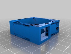 50mm blower mount 3d printer parts fan 3d print model - Mito3D