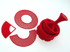 Vorlagen für cupcake-Königin Papier Tasse drücken Küche und Esszimmer Backen Kochen crafting cupcake cupcakes diy Essen Küche-tool papercraft 3d print model - Mito3D