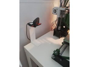 webcam holder tool holders & boxes c525 ikea lack logitech hd 3d print model - Mito3D