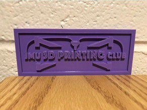 jmu 3d printing club logo signs & logos 3d print model - Mito3D