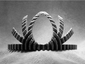 steampunk Venüs sinek kapanı sanat 360 füzyon dişli vites zbrush 3d print model - Mito3D