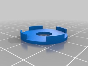round clock center cap remix decor 3d print model - Mito3D