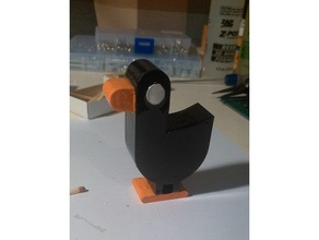 kurzgesagt duck 3d printing figures simple 3d print model - Mito3D