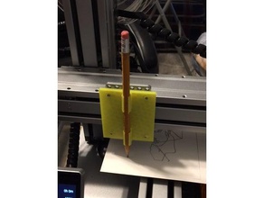 snapmaker pencil plotter 3d printer parts pen holder accessory 3d print model - Mito3D
