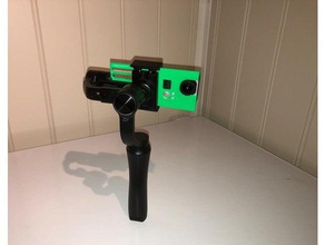 zhiyun suave-q gopro adaptador de la cámara 3d print model - Mito3D