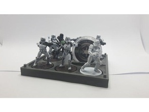 star wars legion unit trays games miniatures 3d print model - Mito3D