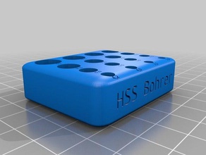 hss bohrerst nder 3d printing 3d print model - Mito3D