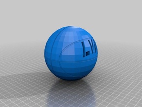 lva basquete A impressão 3d 3d print model - Mito3D