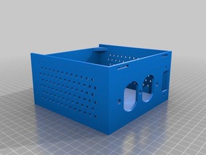 esp8266 brewpi-box - us-Steckdose Elektronik brewpi fermentrack Selbstbau 3d print model - Mito3D