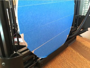 anycubic kossel - mantenimiento de la heatbed titular Impresora 3d las piezas 2020 extrusión circular el calor cama monte 3d print model - Mito3D