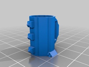 cup Haushalt Bleistift-Halter Waffe 3d print model - Mito3D