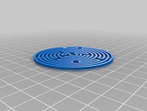 nfnm personalizzato di eulero labirinto matematica arte su misura 3d print model - Mito3D