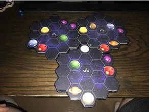 magnetic tile gaia project games boardgame boardgames board game 3d print model - Mito3D
