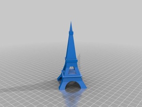 basit Eyfel Kulesi 3d baskı 3d print model - Mito3D